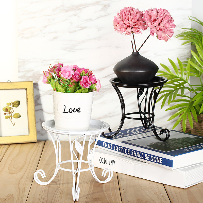 Metal Outdoor Indoor Flower Pot Plant Stand Garden Patio Decor Flower Rack Home Display