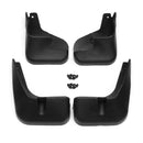 4Pcs Front Rear Car Mudguards Splash Fender For Nissan Versa / Latio / Almera 2012-2017