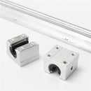 SBR10 L400mm Axis Linear Track Rails Shaft With 2pcs SBR10UU Block Bearing