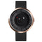 SKMEI 9174 Creative Small Triangle Display Fashion Black Steel Men Watch Quartz Watch