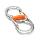 5pcs S Shape Plastic Steel Anti Theft Carabiner Keychain Hook Clip EDC Tool
