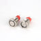 19MM 10A 250V 4Pin LED Light Button Switch Momentary Reset Metal Push Button Switch