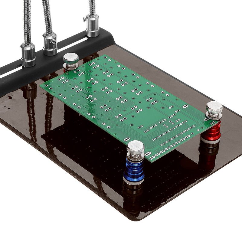 YP-004 PCB Fixture Base Arms Soldering Station Helping Hands with Universal 4 Flexible Arms