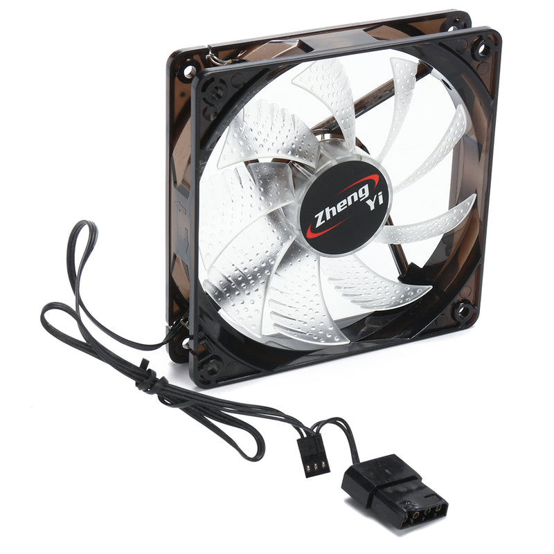 120mm Computer Case Mining Rig Silent LED Cooling Fans 4Pin PC Cooling Fan DC 12V