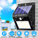 20 LED 400Lumen Outdoor Solar Wall Lamp Wireless Motion Sensor Lights Waterproof Bright Security Night Light for Yard Walkway