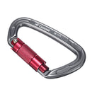 Auto-locking Carabiner D Shaped Clips for Mountain Rock Climbing Arborist Rescue