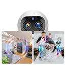 [Dual Lens] INQMEGA Cloud 1080P 2MP Dual-Lens PT 360 Wireless IP Camera Wifi Auto Tracking Indoor Home Security Surveillance CCTV Network Baby Monitors