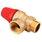 TMOK DN15 1/2'' 3Bar/6Bar Female Male Brass Pressure Relief  Valve Pressure Control Safety Valve Switch Pressure Regulator for Wall-Hanging Water Heater
