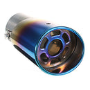 Universal Car Auto Exhaust Muffler Tip Stainless Steel Pipe Chrome Trim Modified Car Rear Tail Throat Liner Accessories