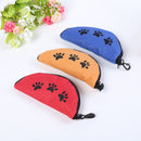 Foldable Oxford Cloth Dog Bowl Travel Outdoors Portable Dog Food Water Feeder Drinker Waterproof Dish Dispenser Zippered Bag