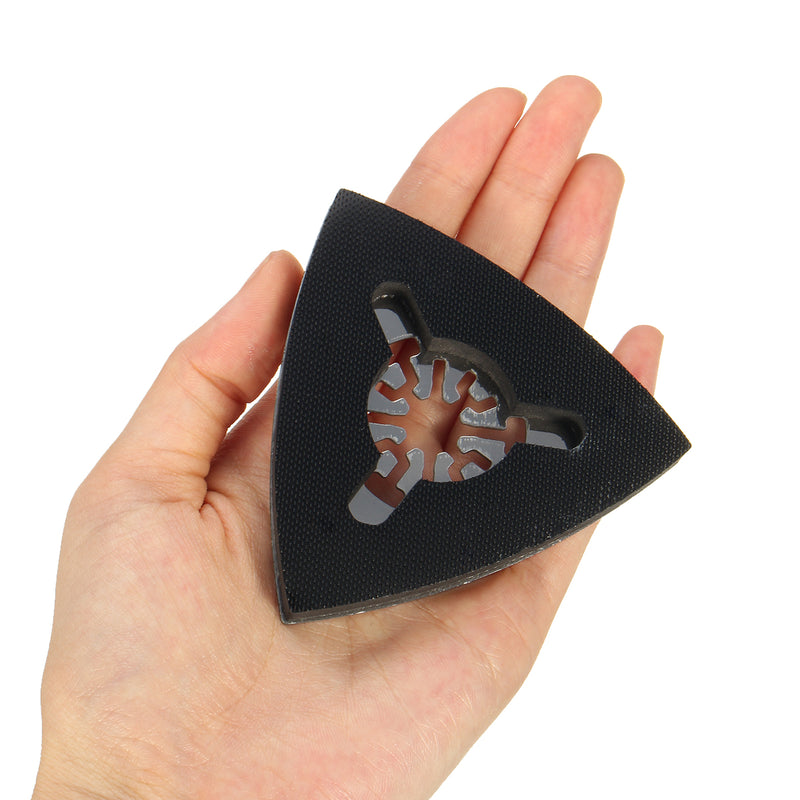 4pcs 79mm Triangular Sanding Pad Oscillating Multi-tools Saw Blade fits For Bosch Fein