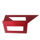 Aluminum Alloy Woodworking Scriber T Ruler 45/90 Degree Angle Ruler Angle Protractor Gauge