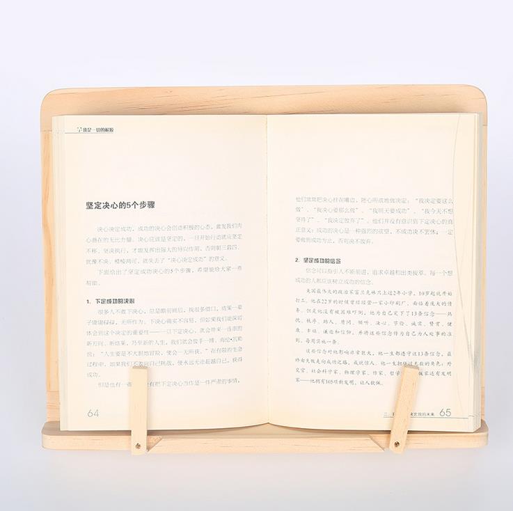 Wooden Frame Reading Bookshelf Bracket Tablet PC Stand Wooden Table Drawing Easel