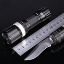 250lm Rechargeable 18650 Flashlight Detachable Blade Attack Head Camping Hunting EDC Survival Tools