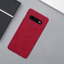 NILLKIN Ultra-Thin Smart Sleep Card Slots Shockproof Flip PU Leather Protective Case For Samsung Galaxy S10 Plus