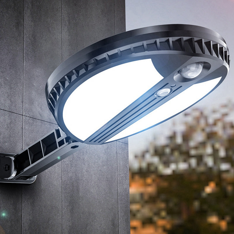 Solar Powered 70 LED PIR Motion Sensor Waterproof Street Security Light Remote Control Wall Lamp for Outdoor Garden 3 Modes