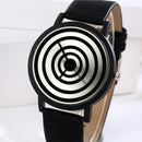 GAETY G417 Fashion Women Men Quartz Watch Creative Geometric Pattern Wrist Watch