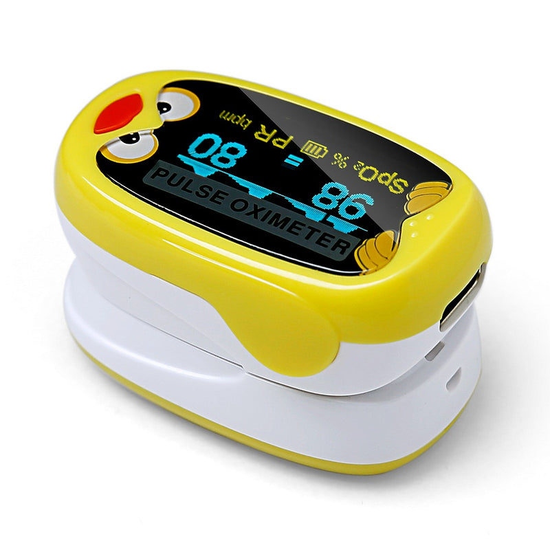 BOXYM Okids Baby Finger Pulse Oximeter Pediatric OLED Display Rechargeable Finger Blood Oxygen Saturometro Heart De Oximeter