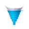 100 Pcs Disposable Paint Paper Strainers with 1Pcs Silicone Filter Water Filter