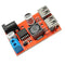5Pcs DC-DC 9V/12V/24V/36V To 5V Dual USB Buck Module Vehicle Charging Solar 3A Voltage Regulator