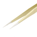 TU-11BB 5.5inch ESD Anti-static Golden Extra Long Straight Tweezers Nipper Clip Hand Tool