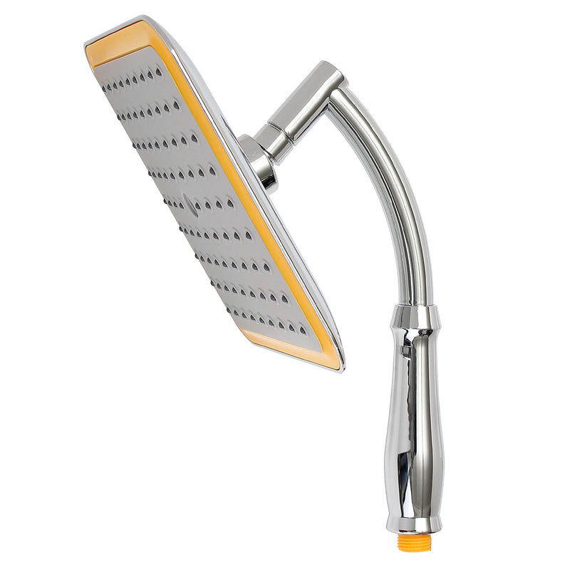 9 Inch Square Angle Bathroom Rainfall Pressurize Wall Mount Top Rainfall Shower Head