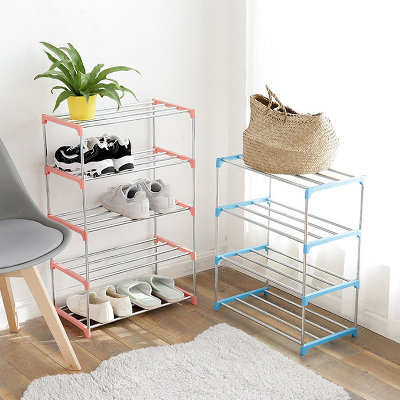 DIY Shoe Organizer Shoe Racks Metal Stainless Steel For Dormitory Household