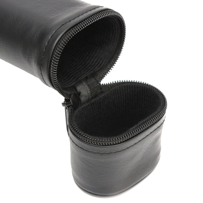 Black Hard Pool Cue Stick Carrying Case Billiard Canister with 2 Holes 1 Butt+1 UK
