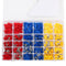 Excellway EC09 480Pcs Insulated Electrical Wire Connector Terminal Crimp Connectors Kit Box