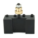 Machifit 1/4-3/8 Inch 20x25x50mm Turning and Facing Holder for Quick Change Tool Post Holder