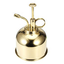 300mL Mini Brass Home Plant Mister Plunger Flower Water Spray Bottle Potted Spraying Watering Can Decorations