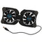 15 Inch Double Fan Foldable USB Laptop Cooling Pad