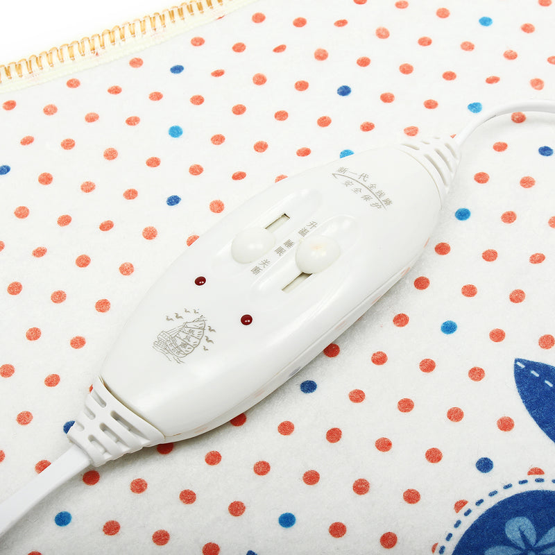 220V Electric Bedroom Heated Mattress Pad Polyester 2 Temperature Heater Adjustable for Gift Twin Queen King Size
