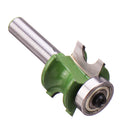 Drilpro 5pcs 8mm Shank Round Over Router Bit 1/4 to 5/8 Inch Woodworking Edging Router Chisel Groove Cutter