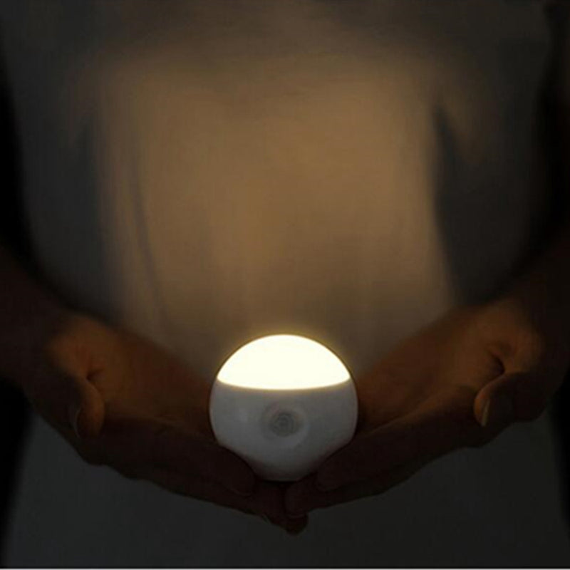 Smart Sensor Night Light Wall Lamp Infrared Induction USB Removable Lamp