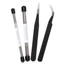 30PCS 0.4mm&0.35mm Bendable Drill Bit Nozzle Cleaner + 2Pcs Tweezers Set For 3D Printer Nozzle Cleaning