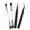 30PCS 0.4mm&0.35mm Bendable Drill Bit Nozzle Cleaner + 2Pcs Tweezers Set For 3D Printer Nozzle Cleaning