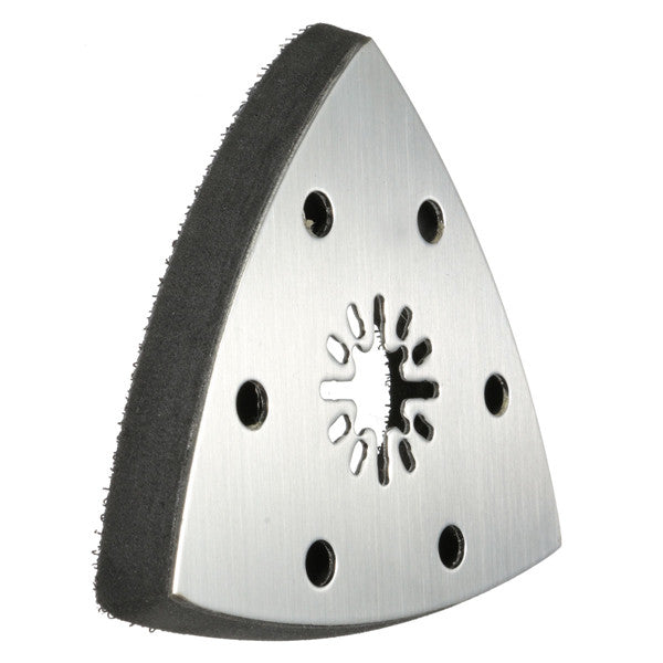 90mm Six Holes Stainless Steel Triangular Sand Disc Saw Blade Oscillating Multitool