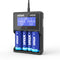 XTAR VC4 Battery USB Charger 4 Slots LCD Display Fast Charge Overheat Protection