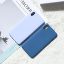 Bakeey Smooth Liquid Silicone Rubber Back Cover Protective Case for Xiaomi Redmi 7A