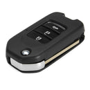 Car 3 Button Remote Fold Key Fob Case/bag Flip Shell for Honda Civic City Jazz HR-V XR-V