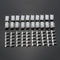Excellway 10sets of 4S 5Pin 2.54mm Lipo Balance Jack Connector Plug Diy Housing Model Kit