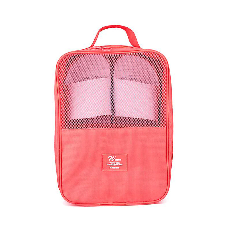 Large-Capacity Travel Waterproof Dry Wet Separation Storage Shoe Box Dustproof Shoe Bag Wash Bag