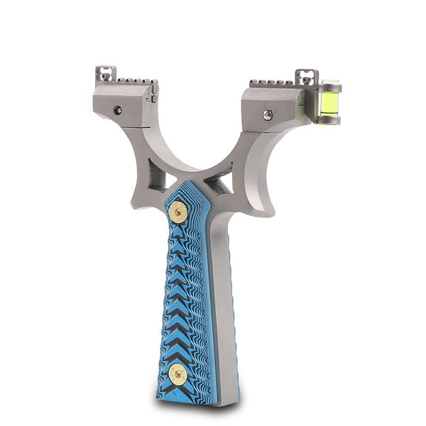KALOAD Sling-shot With Aiming Level Shooting Camping Hunting Sullies