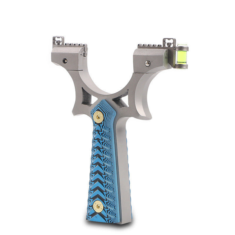 KALOAD Sling-shot With Aiming Level Shooting Camping Hunting Sullies