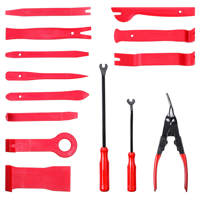 MATCC 18pcs Car Stereo Panel Removal Tools Kit Nylon for Car Panel Dash Audio Radio Removal Installer and Repair Pry Tool Kits