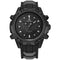 WEIDE 6406 Dual Display Digital Watch Calendar Alarm Luminous Watch Black Case Men Sport Watch