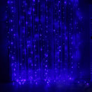 1M*4M 144LED Outdoor Christmas Xmas Wedding Party Fairy String Curtain Hanging Window Light EU Plug