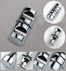 30mm  Glass Door Handle Knob Aluminium Chrome Plated