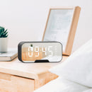 LyRay G10 Wireless Bluetooth Speaker Electric Power Display Double Alarm Clock FM Radio Phone Holder